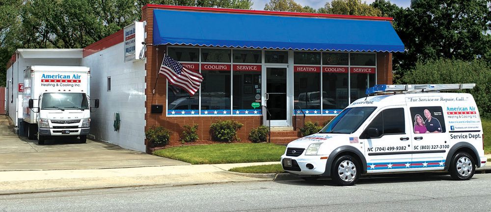 American Air Heating & Cooling | Rock Hill, SC | Building and van