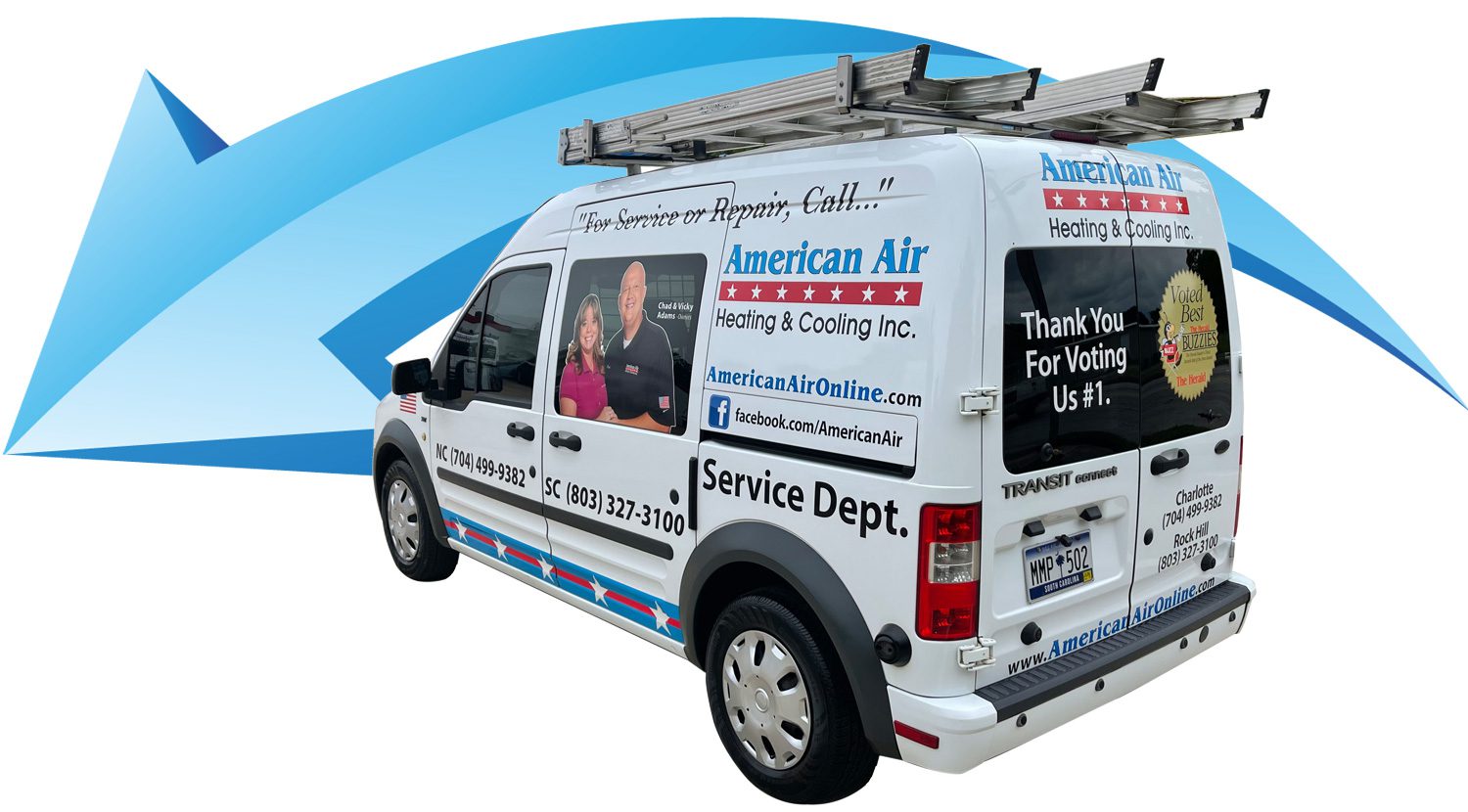 American Air Heating & Cooling | Rock Hill, SC | company van